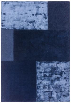 Tate Blue Beautiful modern Handtutfed rug 