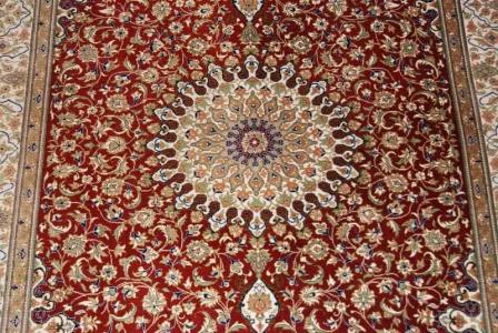 Antique silk rugs